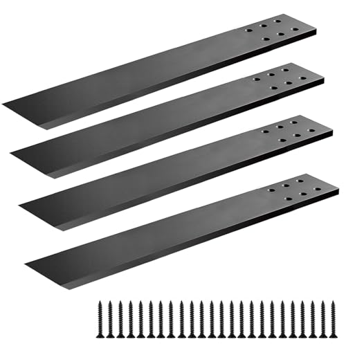 20-Inch 4 Pack Granite Bar Support Brackets - Heavy Duty Floating Countertop Supports with Screws - Variation: 20" 4pack