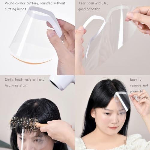 50 Pcs Microblading Shower Face Shields Visors, Disposable Face Shields Masks Makeup Eye Shield for Hairspray Salon Supplies and Eyelash Extensions Eye Eyelid Surgery Aftercare