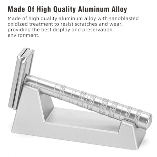 Solid Aluminum Alloy Razor Stand - for Henson AL13 / AL13-M / Ti22 - 100g Weight - Ensuring Stability, Minimizing Movement - Excluding Razors