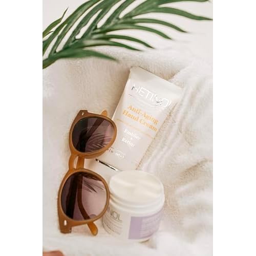 Robanda Retinol Anti-Aging Hand Cream - Hydrating & Moisturizing Hand Lotion with Anti-Aging Formula to Help Prevent Wrinkles & Reduce Fine Lines, 3 oz, 2 pack