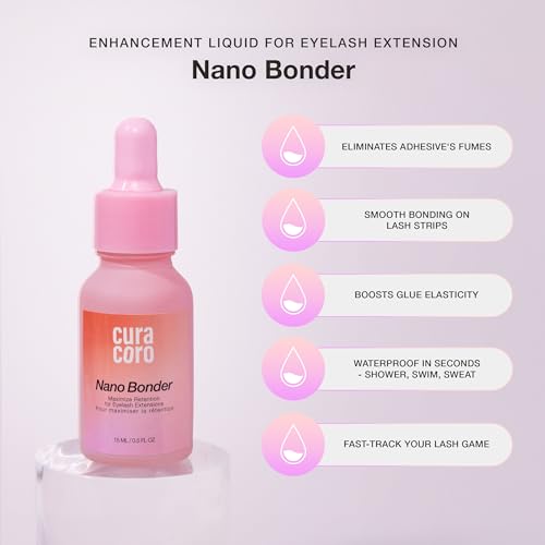 Nano Lash Bonder for Lash Extensions - Waterproof, Fast-Drying 15ml - Variation: Nano Bonder