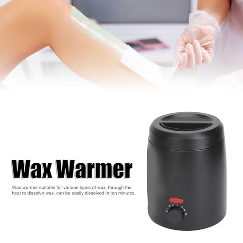 ZJchao Hair Removal Wax Warmer Pot, Quickly Melting Aluminum Alloy Liner Hot Wax Heater Machine for Home and Travel for All Types of Wax