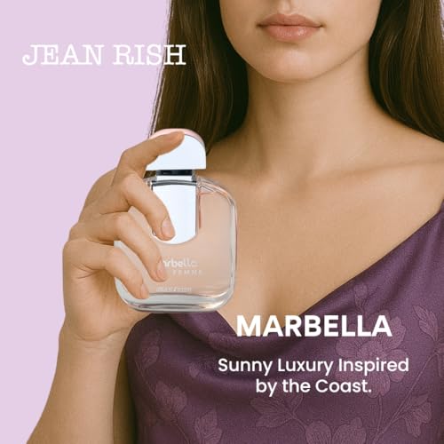 Jean Rish Marbella Vanilla Eau de Parfum for Women 100ml - Elegant, Long-Lasting Fragrance