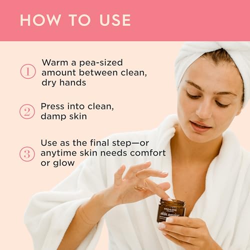One Love Organics Skin Savior Multi-Tasking Wonder Balm ? Moisturizing Balm for Face & Dry Skin Barrier Repair, Certified Organic & Cruelty Free 1.8 oz