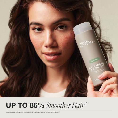 Paul Mitchell Super Smooth Conditioner with Juicy & Strawberry Scent – Frizz Control & Softness - Lush Variant