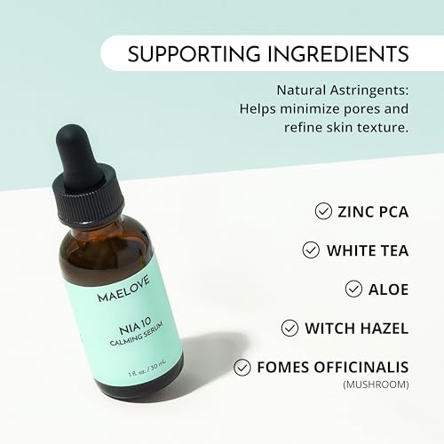 Niacinamide Serum for Acne-Prone Skin - Calms Redness & Boosts Elasticity