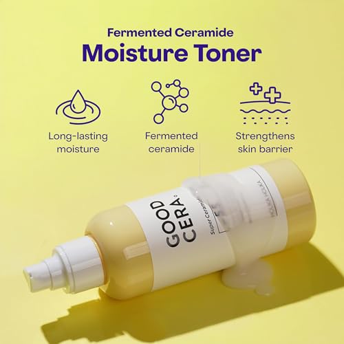 Ceramide Toner for Dry Sensitive Skin - Hydrating pH 5.5 Essence with Hyaluronic Acid & Niacinamide