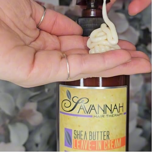 Shea Butter Keratin Leave-In Conditioner for Dry Hair | Frizz Control & Softness