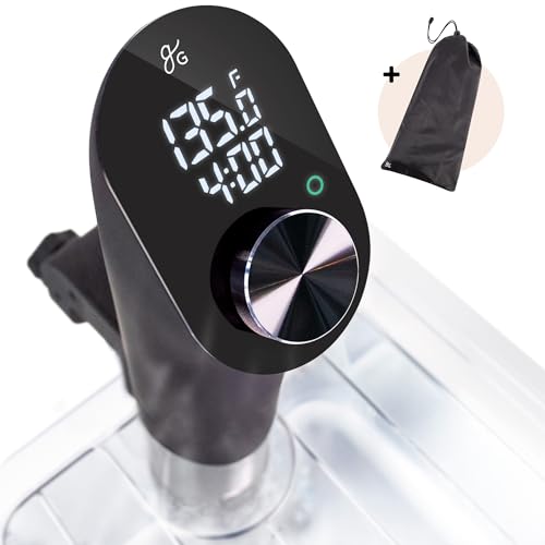 Greater Goods Sous Vide Cooker 1100W No App WiFi Onyx Black