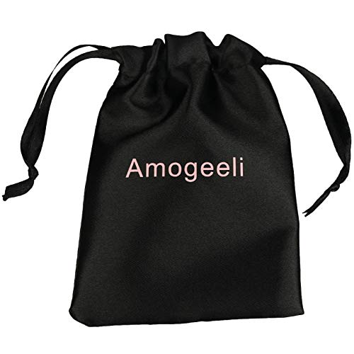 Amogeeli Cherry Quartz Stone Roller for Face, Beauty Massage Facial Roller for Wrinkles, Puffiness