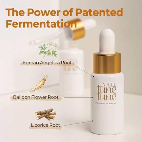 Hydrating Fermented Nail Ampoule with Dropper - 15ml, Dry Cuticle & Nail Care