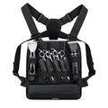 Leather Fashionable & Functional Chest Rig Bag for Barbers, Stylish Haircut Tools Storage Chest Bag for Barber