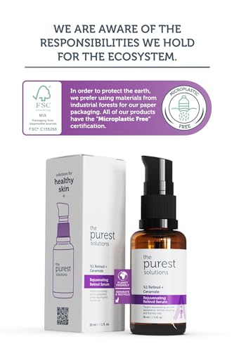 Vita A Retinol Serum - Rejuvenating Anti-Aging Serum with Ceramide - Hydrates & Reduces Wrinkles - Vegan Cruelty-Free - 1 fl oz - Variation of Vita A Retinol