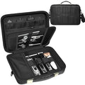 ANKHOH Barber Case for Ufree/for Wahl/for Andis/for Novah/for Solati Hair Clippers, Mens Beard Trimmer Universal Hair Tool Organizer, Barber Kit and Accessories Travel Bag (Box Only)