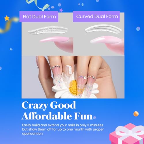 Beetles Poly Extension Gel - 60g Natural Pink Builder Nail Gel for Trendy Nail Art Design - Salon & DIY at Home, UV & LED Lamp Needed, Gift for Women