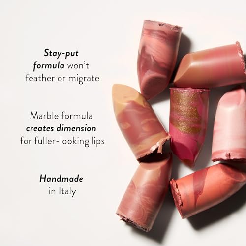 LAURA GELLER NEW YORK Italian Marble Sheer Lipstick, Berry Vanilla + Modern Classic Invisible Color Locking Lip Liner, Clear