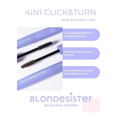 4-in-1 Waterproof Mascara - High Pigmentation & Volume - Ultra Black - 0.4 oz - Variation 01 Ultra Black