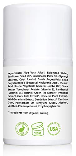 Retinol Cream for Face 2.5% with Hyaluronic Acid & Vitamins E & B5 - Pack of 2, 1.7 Fl Oz