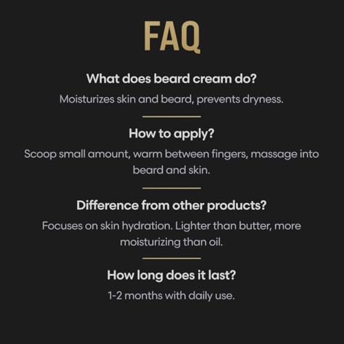 Beard Cream for Men by The Beard Struggle - Alfheim's Forests Moisturizer & Softener, 50g