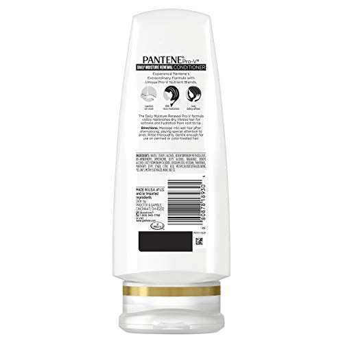 Pantene Daily Moisture Renewal Shampoo & Conditioner Duo Set - Soft, Manageable Hair
