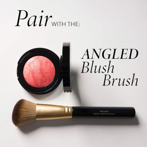 Laura Geller Baked Marbleized Blush & Angled Brush - Natural Glow for Mature Skin