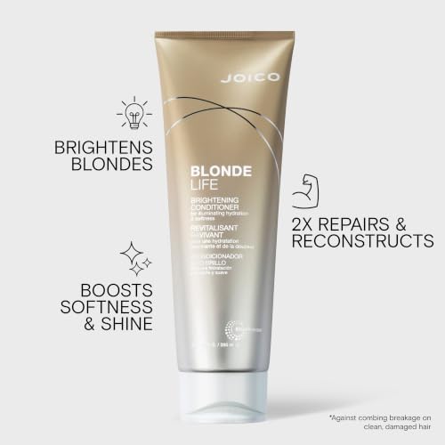 Joico Blonde Life Brightening Conditioner 8.5 Fl Oz Hydrates & Softens Blonde Hair