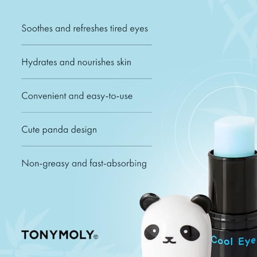 TONYMOLY Panda¡¯s Dream So Cool Eye Stick ? Cooling Hydrating Eye Cream for Puffiness & Tired Eyes with Bamboo & Glacial Water, K-Beauty Skincare