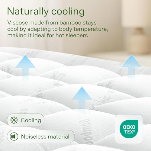 Snow White Niagara King Ultra Soft Mattress Topper - Back Pain Relief, Breathable & Machine Washable