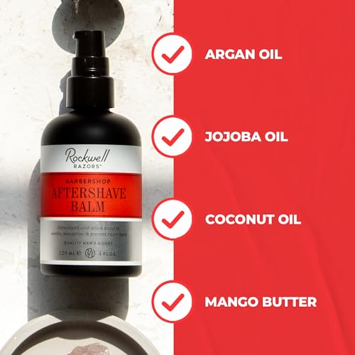 Men's Post-Shave Balm with Shea & Jojoba - Soothing Classic Barber Scent