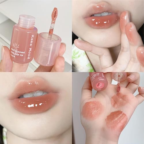 Gloss, Lipgloss for Women Waterproof, Lipstick Makeup Smooth and Comfortable, Lip Tint Brilliant Pearl Light, Lip Balm Gift For Girls Mom #light purple
