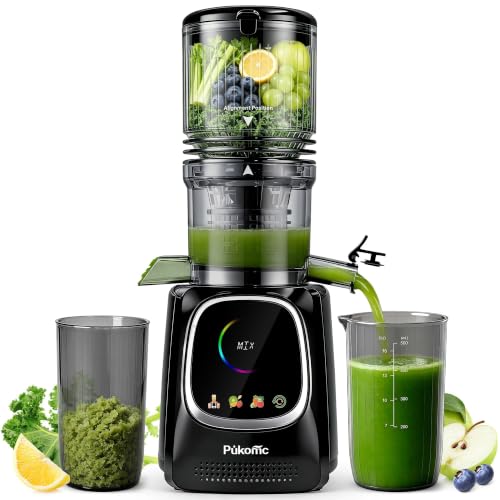 Cold Press Juicer with Smart Touch Display & Brushless Motor - Large Feed Chute
