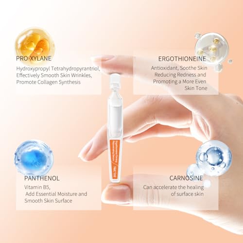 Ergothioneine Serum Ampoules 1.01 Fl Oz - Anti-Aging Face Serum for All Skin Types