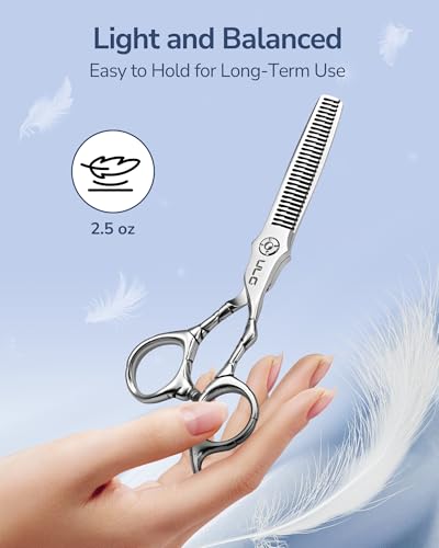 Professional Hair Thinning Scissors 6.5" - Japanese Stainless Steel Salon Shears for Styling & Home Use