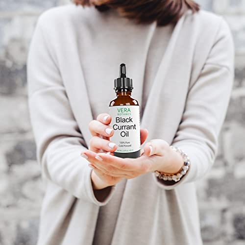 Vera Botanics 100% Pure Black Currant Oil for Skin, Hair, Nails & Massage