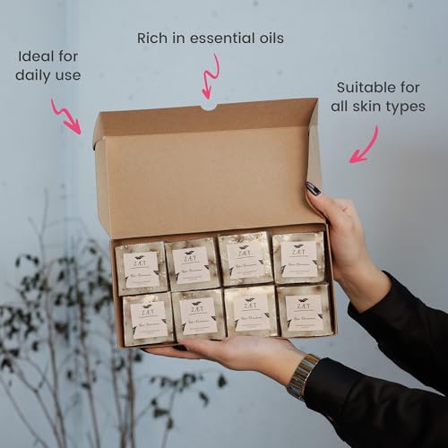 8-Pack Rose Damascene Bar Soap ? Natural Rose Extract with Olive Oil and Coconut Oil - Handmade Soap Bar for Face and Body - Gently Cleanses and Hydrates All Skin Types- For Men and Women
