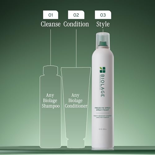 Strong Hold Humidity-Resistant Hairspray for Frizz Control & Shine