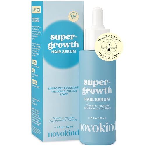 NOVOKIND 2 Fl Oz Hair Growth Serum for Thicker, Fuller Hair - Pack of 1