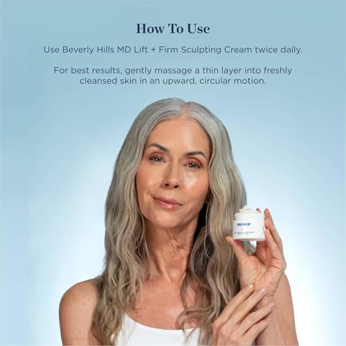 Beverly Hills MD Fresh Lift & Firm Sculpting Cream for Face & Neck - Anti-Aging, Moisturizing, Tightening