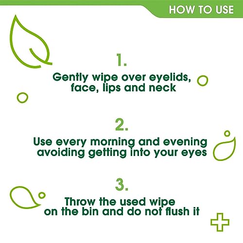 Simple Aloe Vera Sensitive Skin Facial Wipes - Waterproof Makeup Remover, 25 Count (4 Pack)