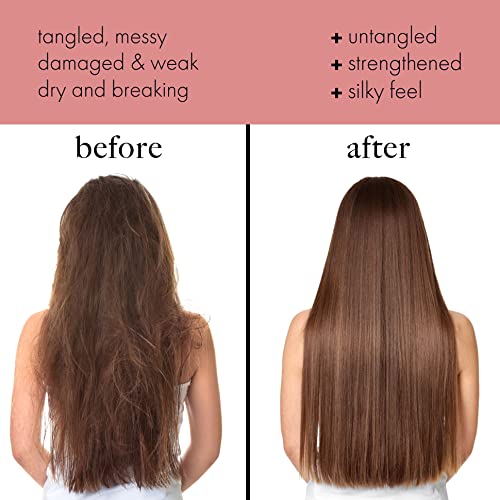 Leave-In Detangler Spray for Hair Extensions & Wigs with Keratin, Argan & Jojoba Oil - All Hair Types
