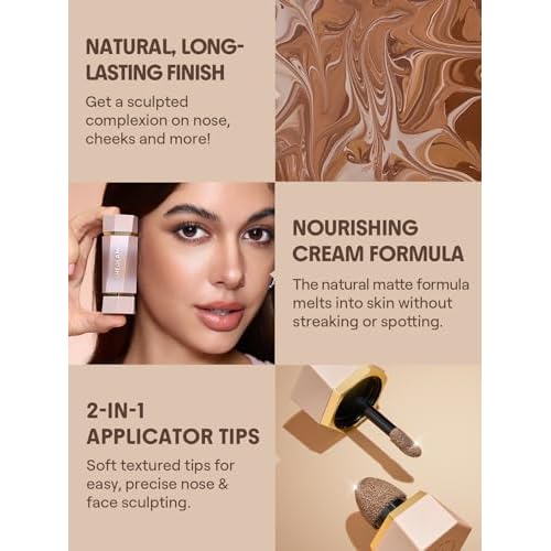 SHEGLAM Precision Sculpt Liquid Contour Duo-Soft Tan