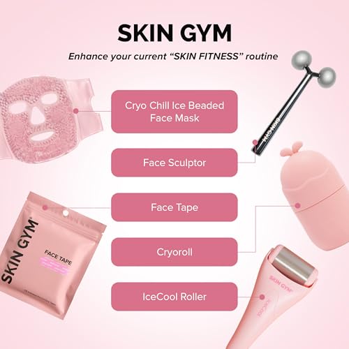 Skin Gym Face Roller for Enhancing Radiance and Relaxing Tension, Face Massager Skin Care Beauty Tool, Rejuvenate Skin, Sculpt, Lift and Define