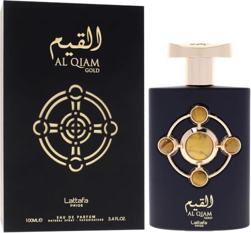 Unisex Eau de Parfum Spray - Al Qiam Gold by Lattafa Perfumes 3.4oz