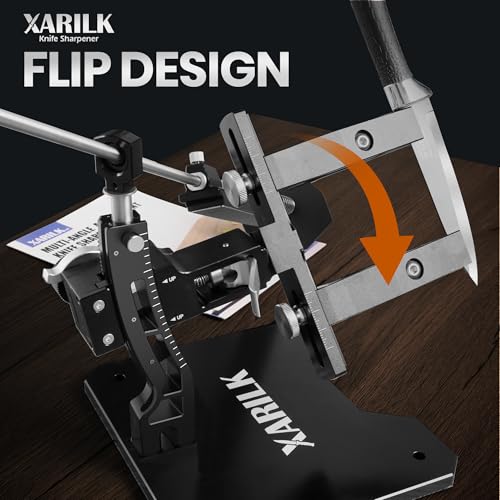 XARILK GEN3 Guided Knife Sharpening System - Aluminum Alloy, Includes 3 Stones