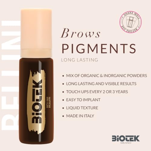 Biotek Bellini Brow Pigment for PMU & Microblading 0.5 fl oz Italy Made