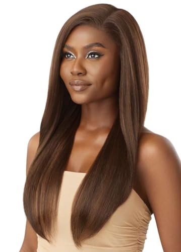 Outre Lace Front Wig Kairi Deep Wine 99J Melted Hairline Pre-Plucked Glueless