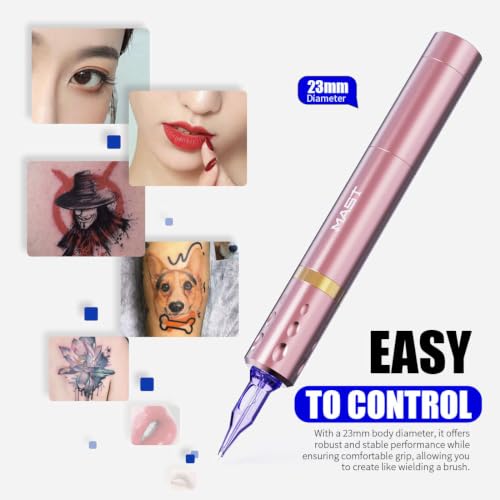 Mast Tour Fly Wireless Tattoo Pen Machine - Pink variant