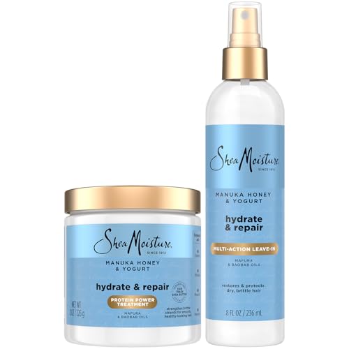 SheaMoisture Leave-In Conditioner & Hair Mask with Manuka Honey & Yogurt, 8 Oz