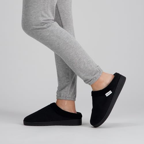 Isotoner Women's Diamond Microterry Gemma Clog Slippers, Size 8.5-9 Ewe - Indoor & Outdoor Comfort