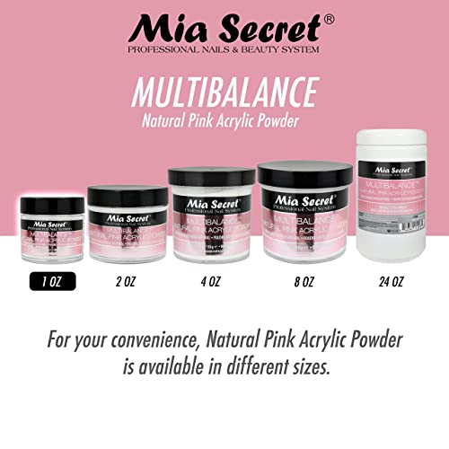 Mia Secret Multibalance Natural Pink Acrylic Nail Powder 1oz